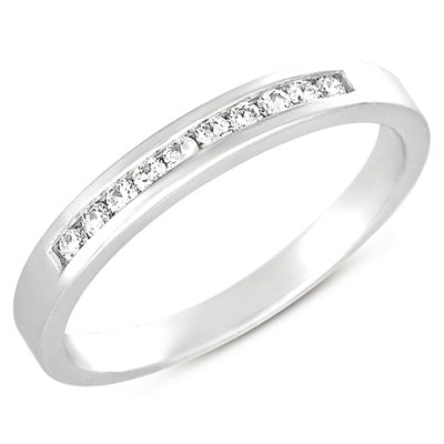 Channel Set Diamond Band - D3277WG