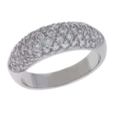 White Gold Diamond Ring  # D3314WG - Zhaveri Jewelers