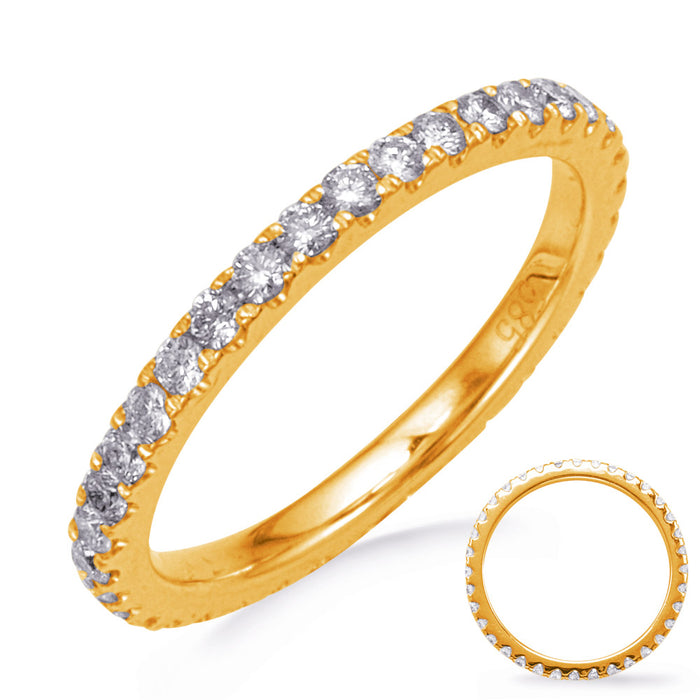 Yellow Gold Eternity Diamond Band - D3344YG