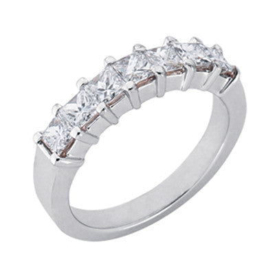 White Gold Princess Band  # D3523WG - Zhaveri Jewelers