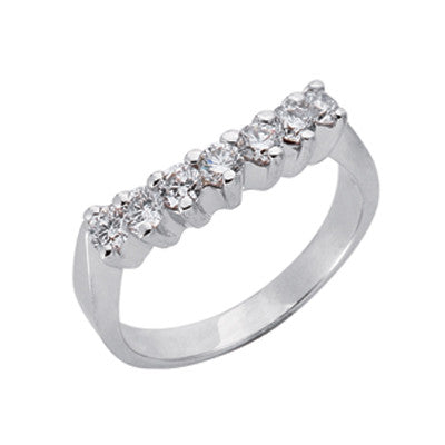 White Gold Diamond Band  # D3564WG - Zhaveri Jewelers