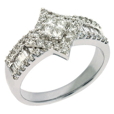 White Gold Diamond Ring