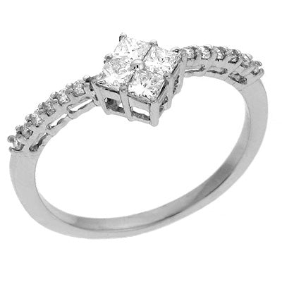 White Gold Diamond Ring - D3783WG