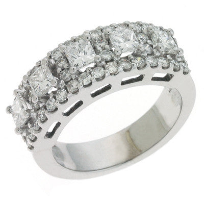 White Gold Diamond Band