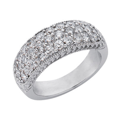 White Gold Diamond Band