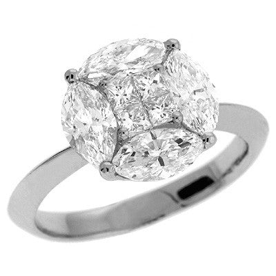 White Gold Diamond Ring