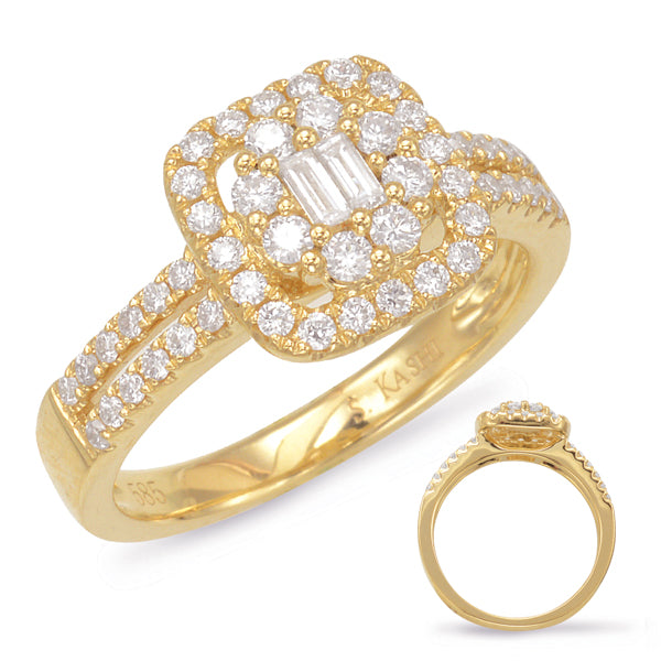 Yellow Gold Diamond Ring - D3889YG