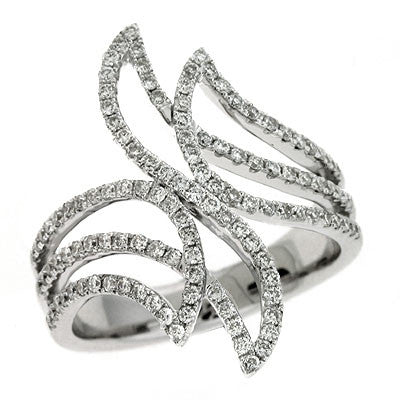 White Gold M. Pave Ring