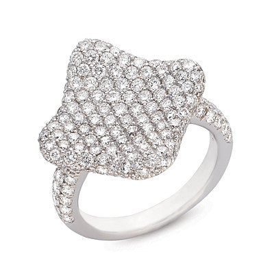 White Gold M. Pave Ring