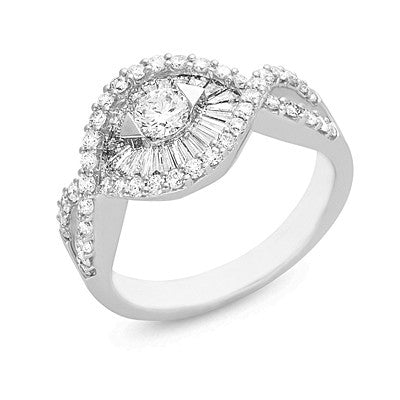 White Gold Diamond Ring