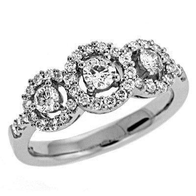 White Gold Diamond Ring