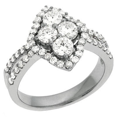 White Gold Diamond Ring