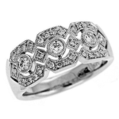 White Gold Diamond Ring