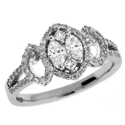 White Gold Diamond Ring