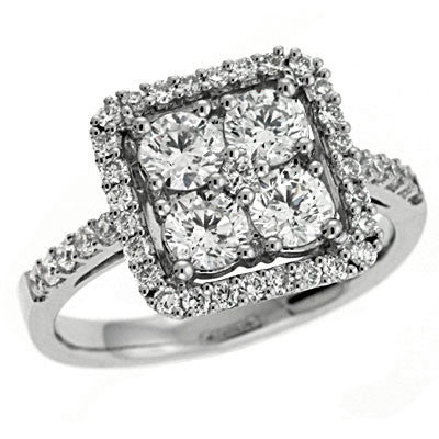 White Gold Diamond Ring