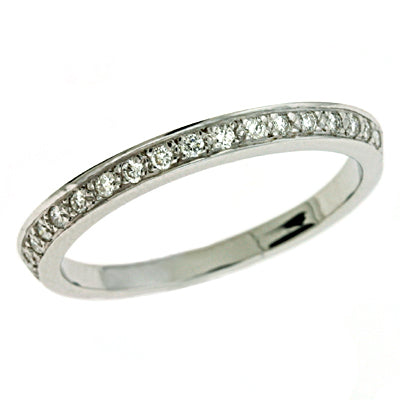 White Gold Pave Ring - D4042WG