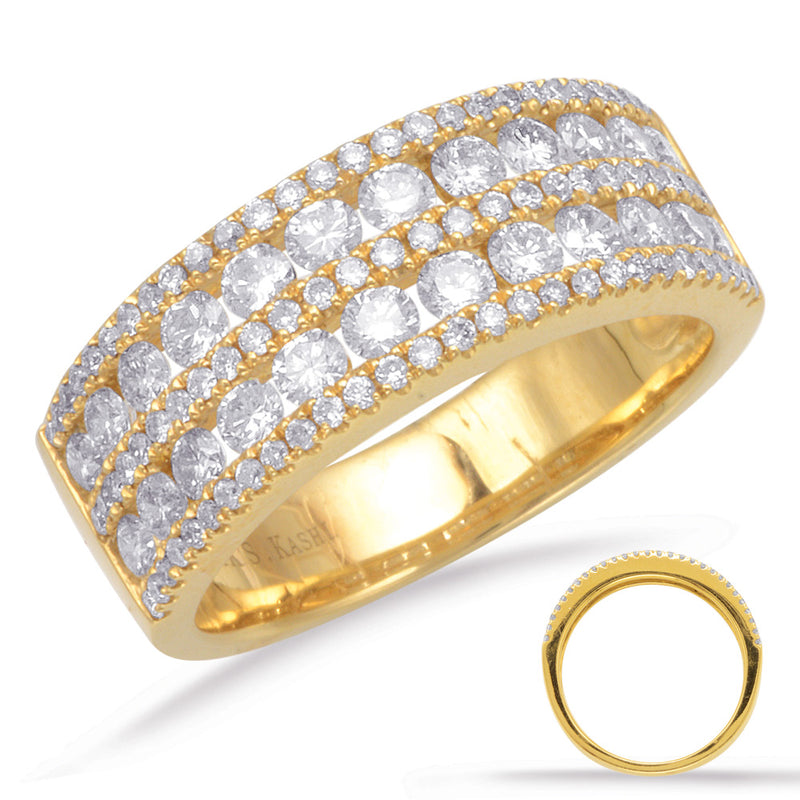 Yellow Gold Diamond Band - D4049YG