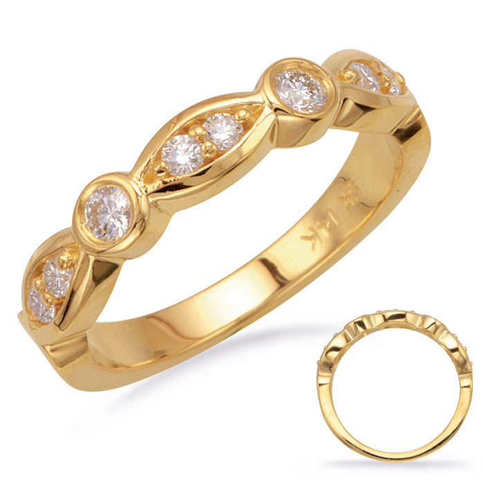 Yellow Gold Diamond Band - D4070YG