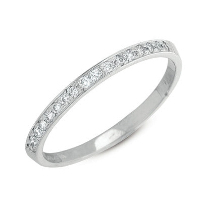 White Gold Pave Band