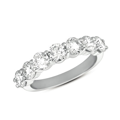 White Gold Prong Band - D4113WG