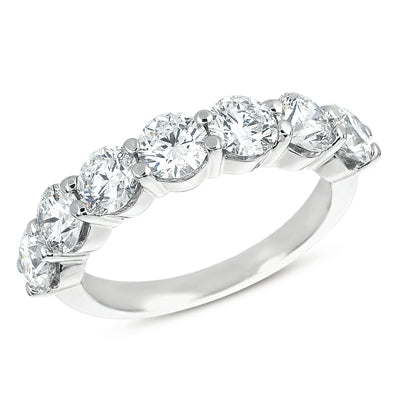 White Gold Prong Band - D4114WG