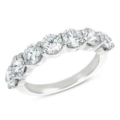 White Gold Prong Band