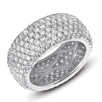 Platinum Pave Eternity Band - D4134-PL