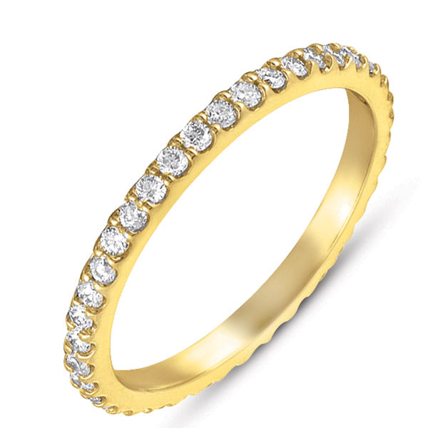 Yellow Gold Eternity Band - D4145-4YG