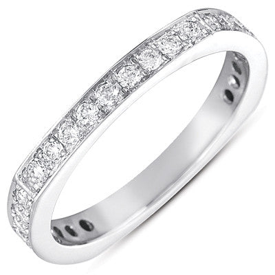 White Gold Pave Band