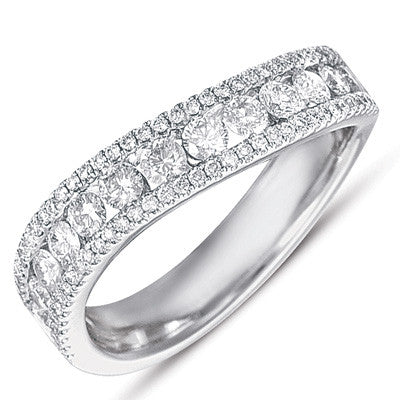 White Gold Pave Diamond Ring