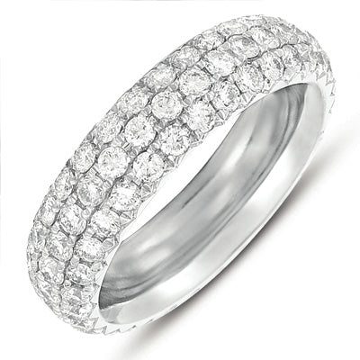 Platinum Pave Eternity Band - D4182-PL