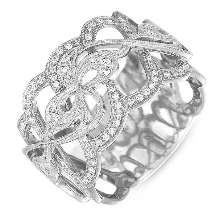 White Gold Pave Band