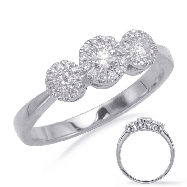 White Gold Diamond Fashion Ring - D4243WG