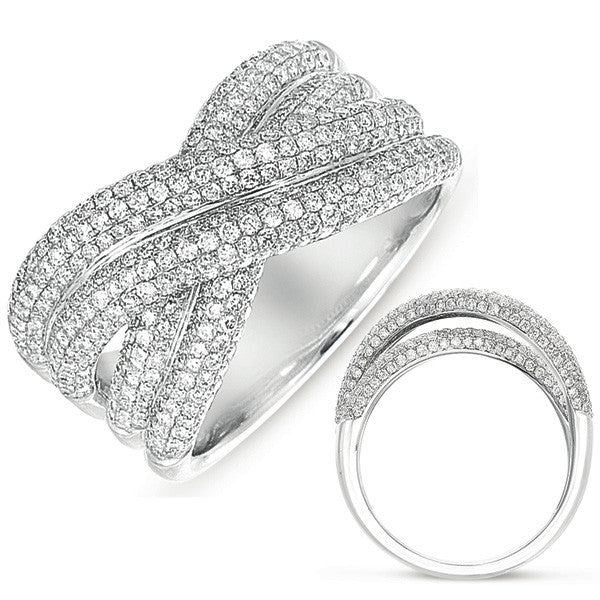 White Gold Pave Ring