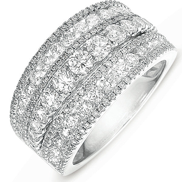 White Gold Pave Ring