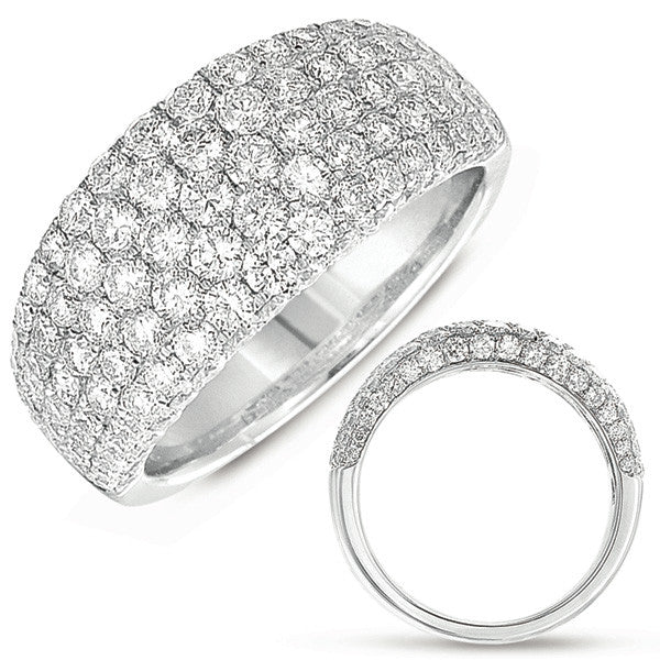 White Gold Pave Ring