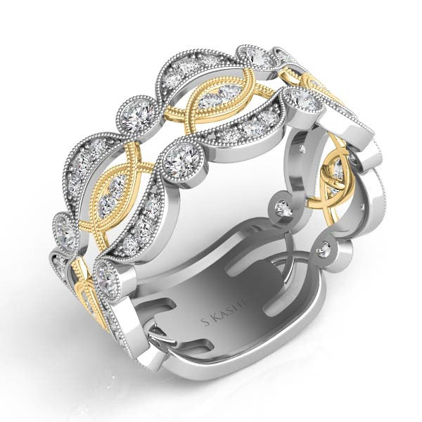 Yellow & White Gold Fashion Ring