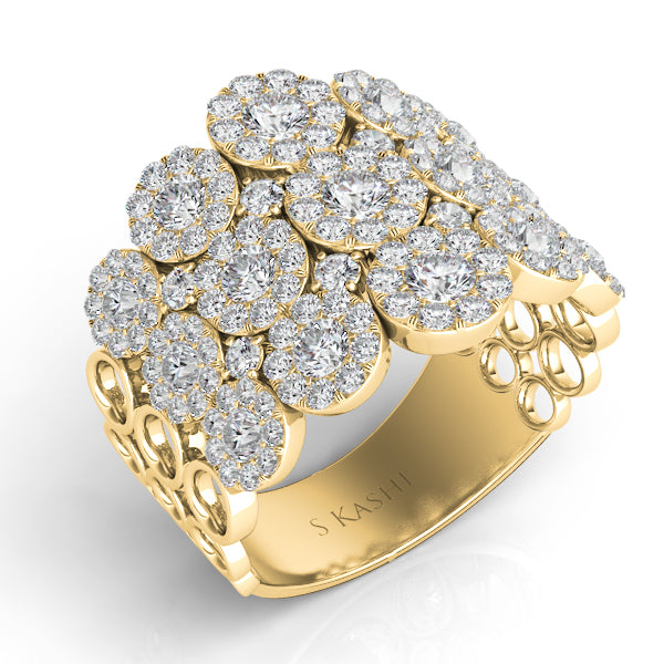 Yellow Gold Diamond Fashion Ring - D4310YG