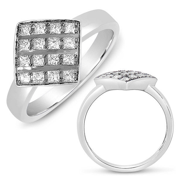 White Gold Diamond Fashion Ring