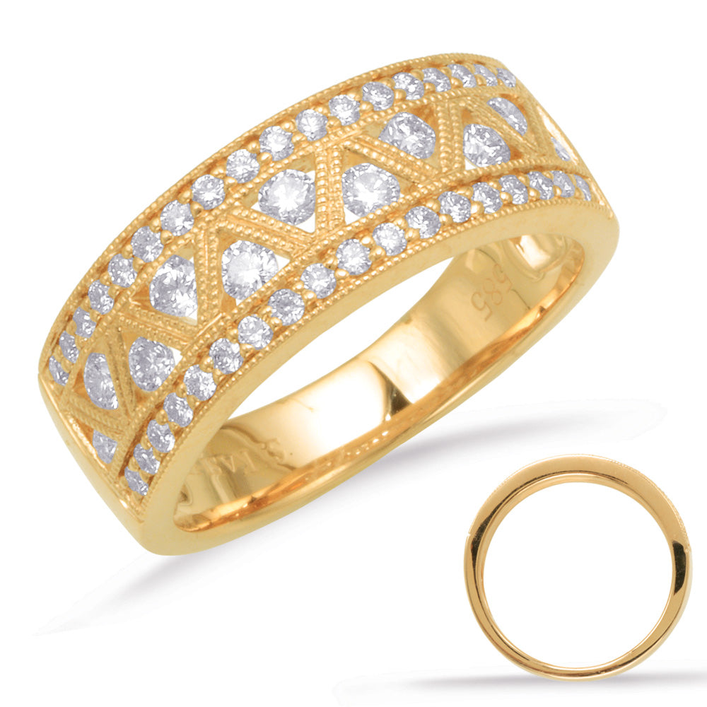 Yellow Gold Diamond Band - D4346YG