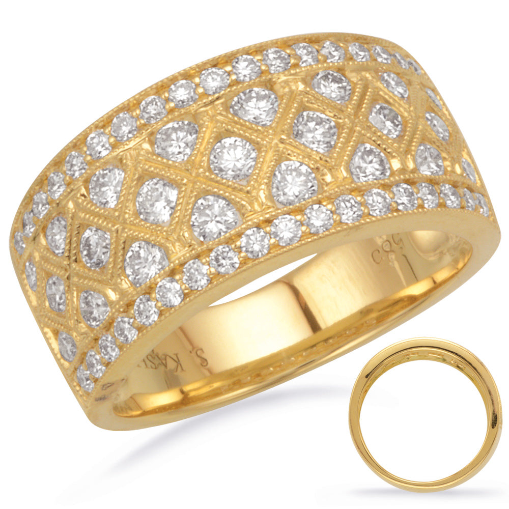 Yellow Gold Diamond Band - D4347YG