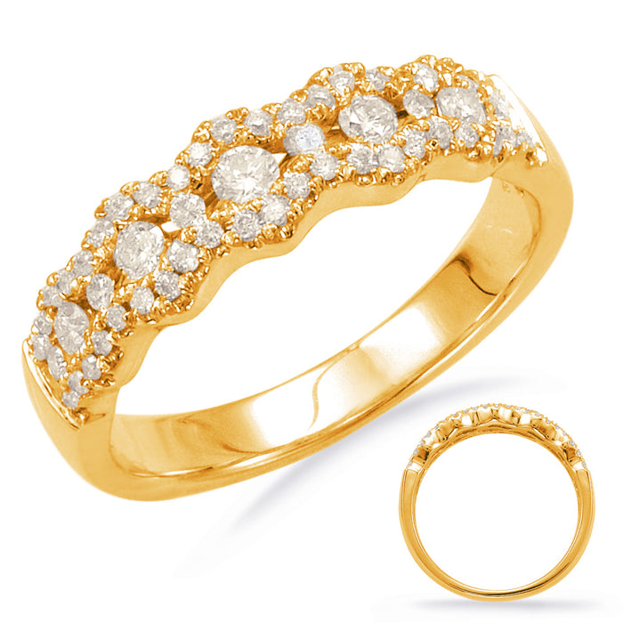 Yellow Gold Diamond Fashion Ring - D4363YG