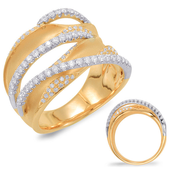 Yellow & White Gold Fashion Ring - D4365YW