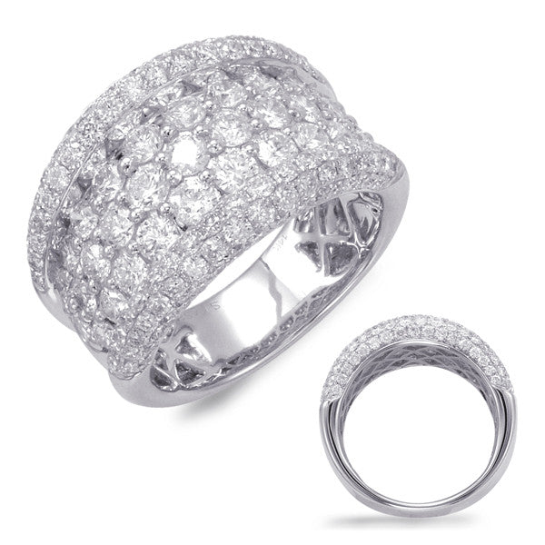 White Gold Diamond Fashion Ring