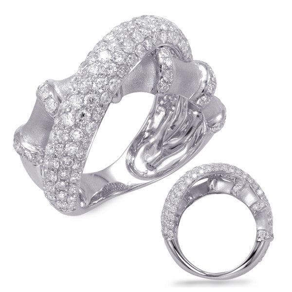 White Gold Diamond Fashion Ring