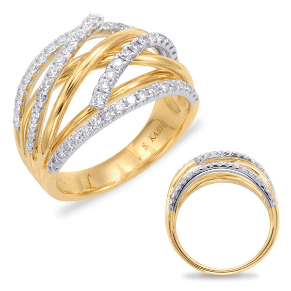 Yellow & White Gold Fashion Ring