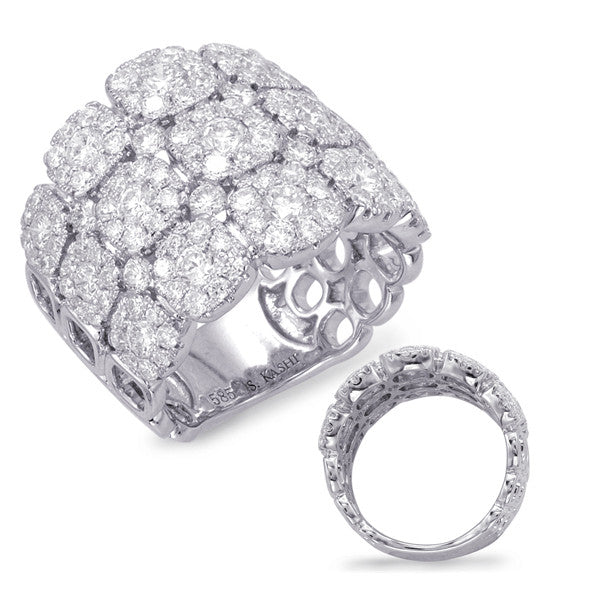 White Gold Diamond Fashion Ring