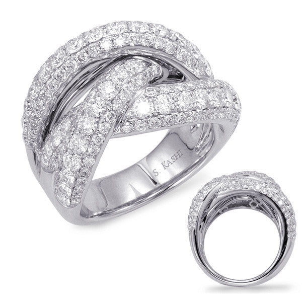 White Gold Diamond Fashion Ring