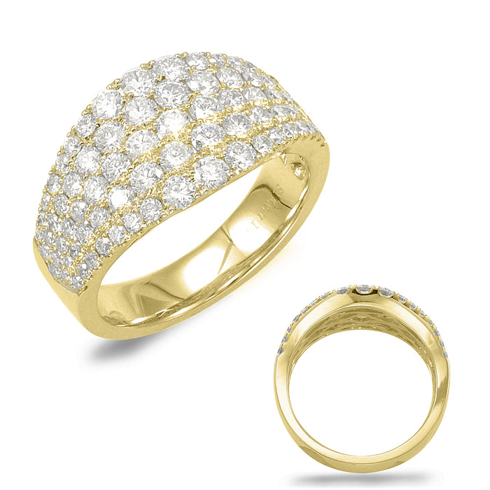 Yellow Gold Diamond Band - D4391YG