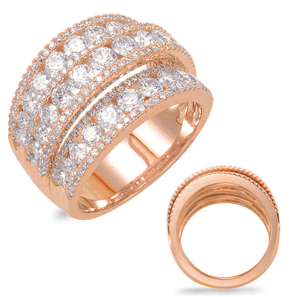 Rose Gold Diamond Band - D4393RG